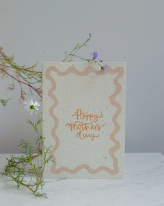 Happy Mother's Day - Plantable card