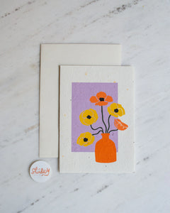 Poppy - Plantable Card