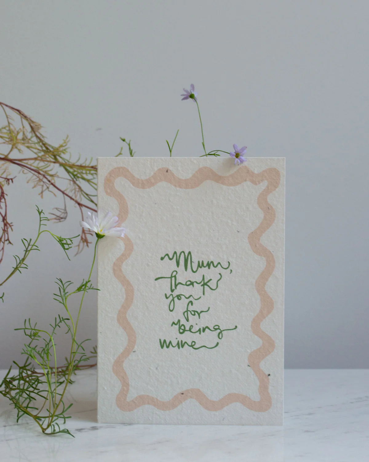 For Mum - Plantable card